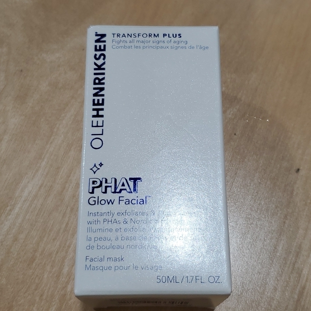 Olehenriksen phat glow facial NIB